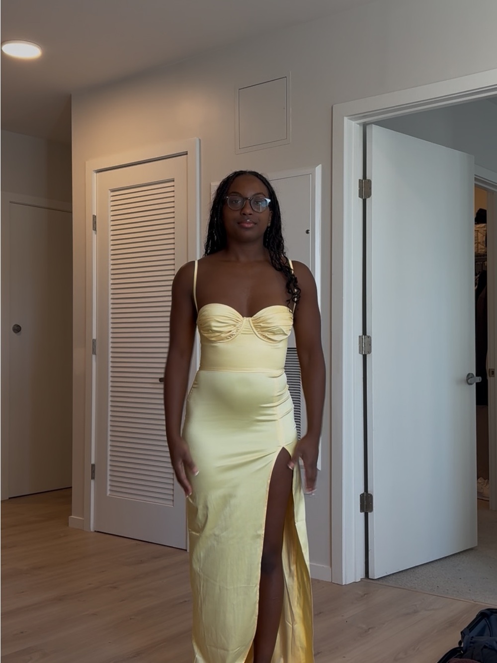 Alora Maxi Dress - Lemon